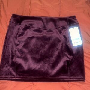 NWT LULULEMON SCUBA HR MINI SKIRT VELVET SIZE XL
